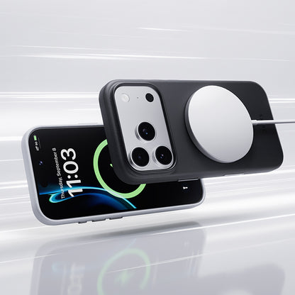 iPhone 17 Pro Max Kılıf M-safe Şarj Özellikli Çizilmeye Dayanıklı Benks VitaPro Serisi PU Deri Kılıf