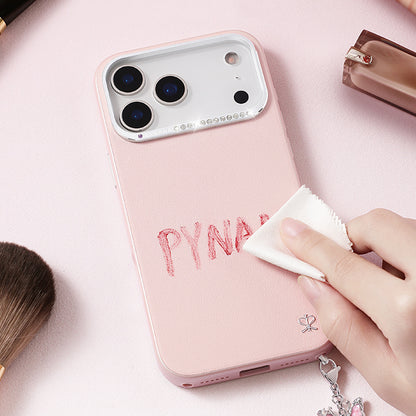 Apple iPhone 17 Pro Max Kılıf M-safe Şarj Özellikli Deri Tasarımlı Pynana Starry Serisi Kapak