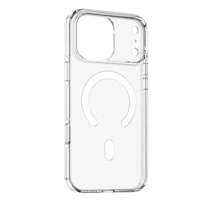 Apple iPhone 17 Pro Max Kılıf M-safe Şarj Özellikli Kamera Korumalı Zore Kripto Kapak Şeffaf