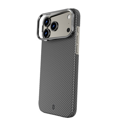 iPhone 17 Pro Max Kılıf M-safe Şarj Özellikli Kamera Standlı Wiwu DCC-206 Aramid Air Kılıf