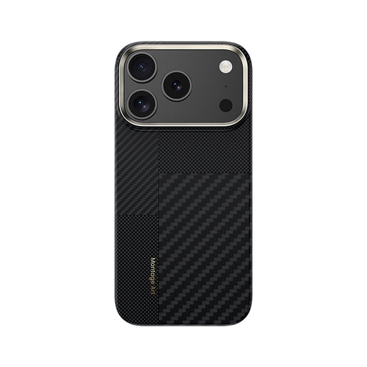 iPhone 17 Pro Max Kılıf M-safe Şarj Özellikli Karbon Fiber Benks Montage ArmorAir Kevlar Kılıf