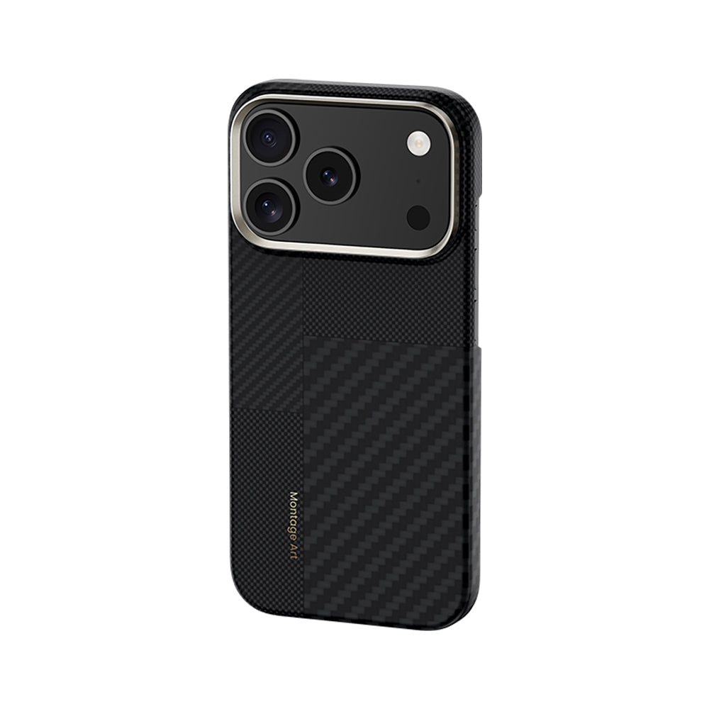 iPhone 17 Pro Max Kılıf M-safe Şarj Özellikli Karbon Fiber Benks Montage ArmorAir Kevlar Kılıf