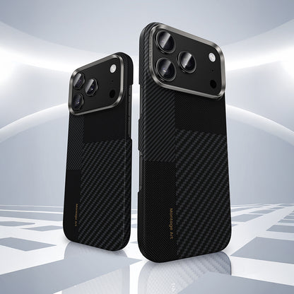 iPhone 17 Pro Max Kılıf M-safe Şarj Özellikli Karbon Fiber Benks Montage ArmorAir Kevlar Kılıf