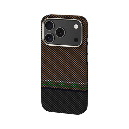 iPhone 17 Pro Max Kılıf M-safe Şarj Özellikli Karbon Fiber Tasarımlı Benks Prestige ArmorPro Kevlar Kılıf