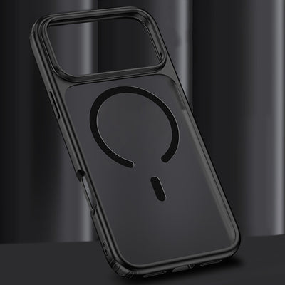 Apple iPhone 17 Pro Max Kılıf M-safe Şarj Özellikli Mat Arka Yüzey Wlons Lola Kapak Turuncu