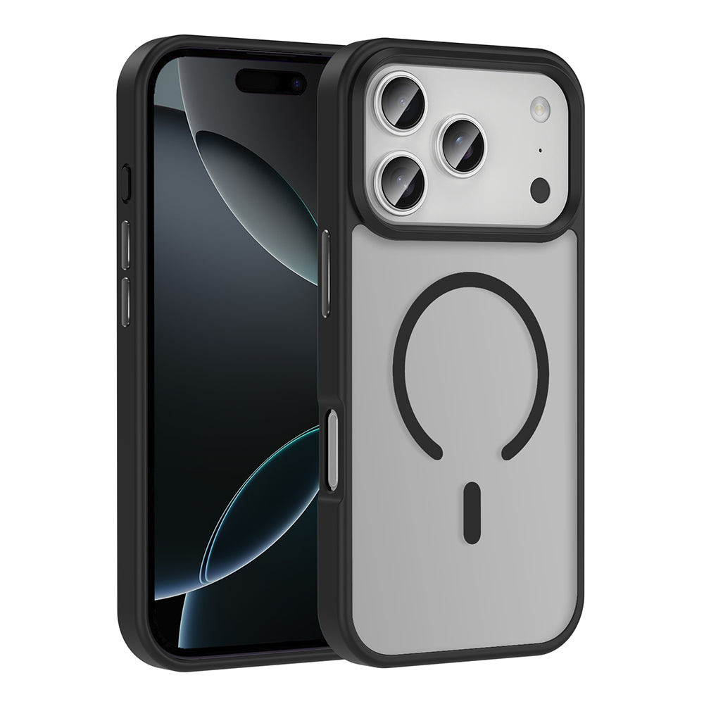 iPhone 17 Pro Max Kılıf M-safe Şarj Özellikli Mat Arka Yüzey Zore Sio Kılıf