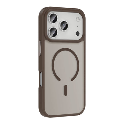 Apple iPhone 17 Pro Max Kılıf M-safe Şarj Özellikli Mat Arka Yüzey Zore Sio Kapak Lacivert