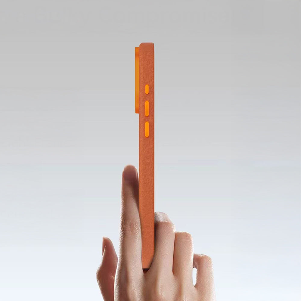 iPhone 17 Pro Max Kılıf M-Safe Şarj Özellikli Polimerik Deri Raptic Urban Nano Kılıf