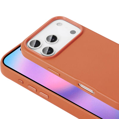 Apple iPhone 17 Pro Max Kılıf M-safe Şarj Özellikli PU Deri Görünümlü Zore Kupra Kapak Lacivert