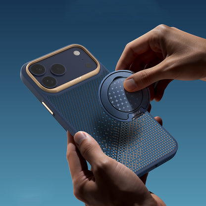 Apple iPhone 17 Pro Max Kılıf M-safe Şarj Özellikli Raptic Aramid Dual Serenity Serisi Kapak