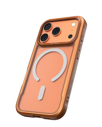 iPhone 17 Pro Max Kılıf M-safe Şarj Özellikli Raptic Shield Classic Serisi Şeffaf Arka Yüzey C-Magnet Kılıf