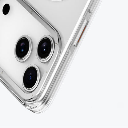 iPhone 17 Pro Max Kılıf M-safe Şarj Özellikli Şeffaf Youngkit Crystal Shield Serisi Kılıf