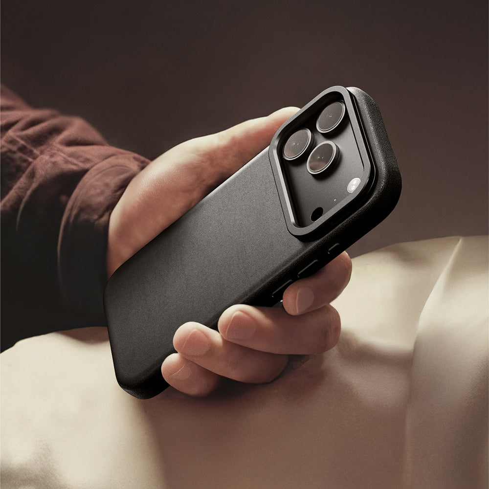 Apple iPhone 17 Pro Max Kılıf M-safe Şarj Özellikli Standlı Amazingthing Glamour Mag Serisi PU Kapak Turuncu