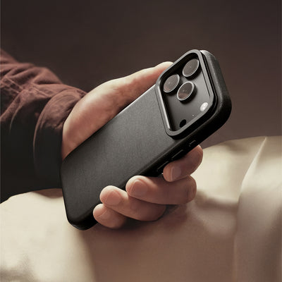 Apple iPhone 17 Pro Max Kılıf M-safe Şarj Özellikli Standlı Amazingthing Glamour Mag Serisi PU Kapak Gri