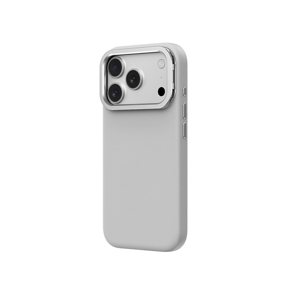 Apple iPhone 17 Pro Max Kılıf M-safe Şarj Özellikli Standlı Amazingthing Glamour Mag Serisi PU Kapak Turuncu
