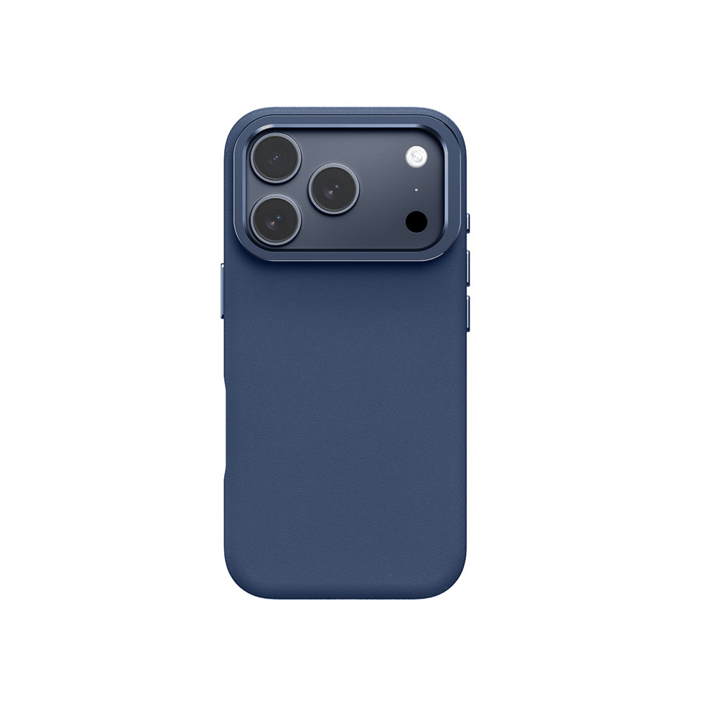 Apple iPhone 17 Pro Max Kılıf M-safe Şarj Özellikli Standlı Amazingthing Glamour Mag Serisi PU Kapak Mavi