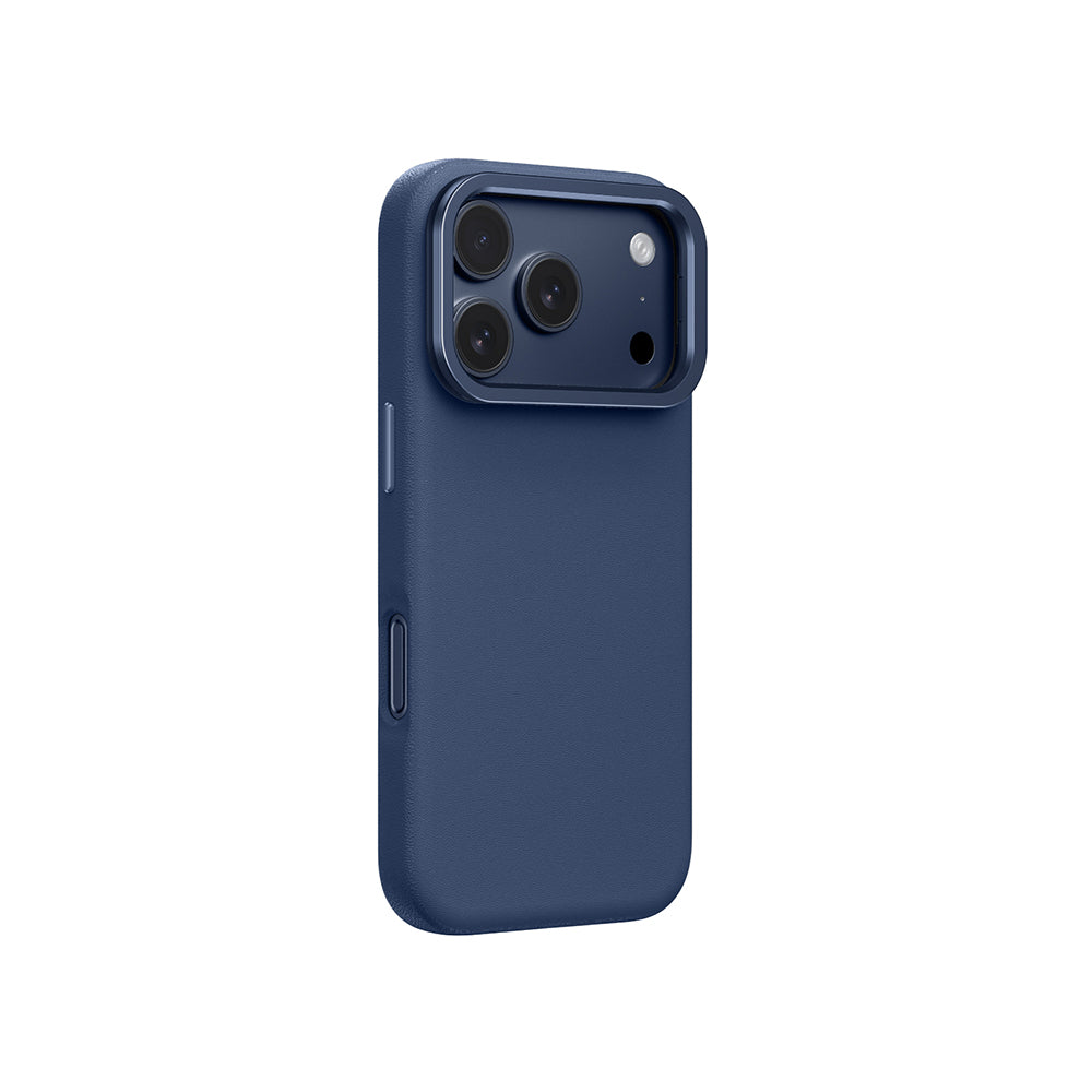 Apple iPhone 17 Pro Max Kılıf M-safe Şarj Özellikli Standlı Amazingthing Glamour Mag Serisi PU Kapak Turuncu