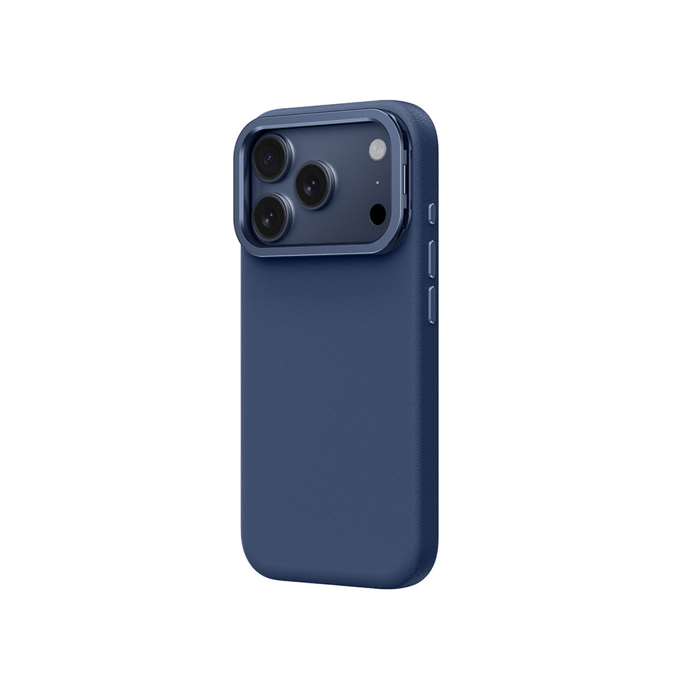 Apple iPhone 17 Pro Max Kılıf M-safe Şarj Özellikli Standlı Amazingthing Glamour Mag Serisi PU Kapak Turuncu