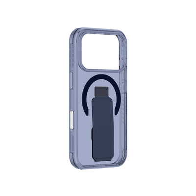 Apple iPhone 17 Pro Max Kılıf M-safe Şarj Özellikli Standlı Amazingthing Titan Pro Plus Kapak Turuncu