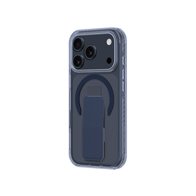 Apple iPhone 17 Pro Max Kılıf M-safe Şarj Özellikli Standlı Amazingthing Titan Pro Plus Kapak Mavi