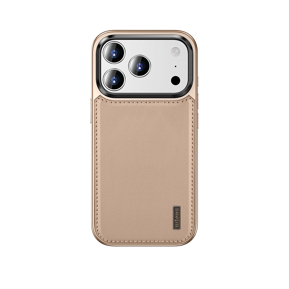 Apple iPhone 17 Pro Max Kılıf M-safe Şarj Özellikli Standlı Leto Kapak Gold