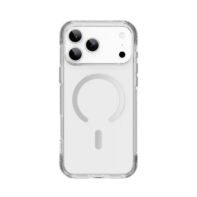 Apple iPhone 17 Pro Max Kılıf M-safe Şarj Özellikli Wiwu MCC-702 Titanyum Pro Serisi Sert PC Kapak Siyah