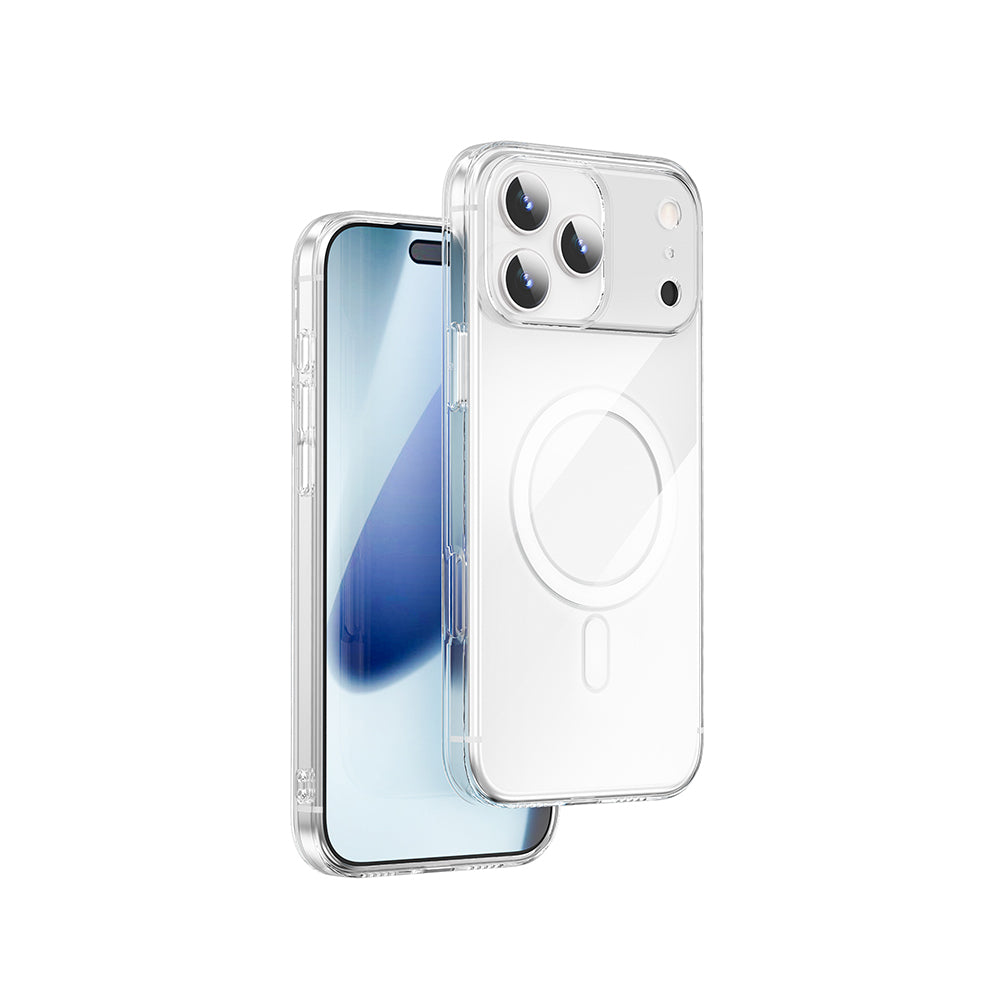 iPhone 17 Pro Max Kılıf M-safe Şarj Özellikli Wiwu YXK-207 Invisible Pro Sert PC Kılıf