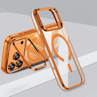 iPhone 17 Pro Max Kılıf M-safe Şarj Özellikli Wlons Standlı Efsane Kılıf