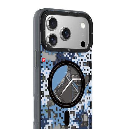 iPhone 17 Pro Max Kılıf M-Safe Şarj Özellikli Youngkit Camouflage Sykell Serisi Kılıf