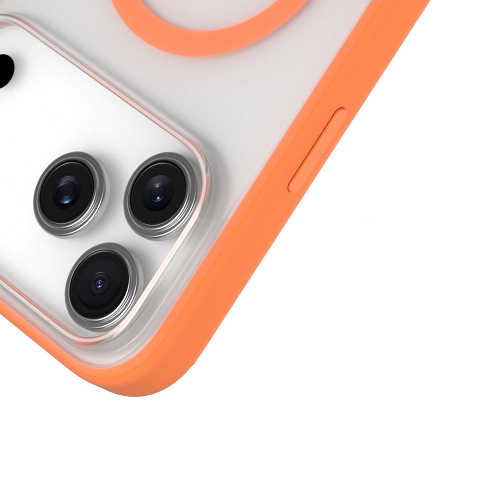 Apple iPhone 17 Pro Max Kılıf M-safe Şarj Özellikli Youngkit Clear Serisi Kapak Siyah