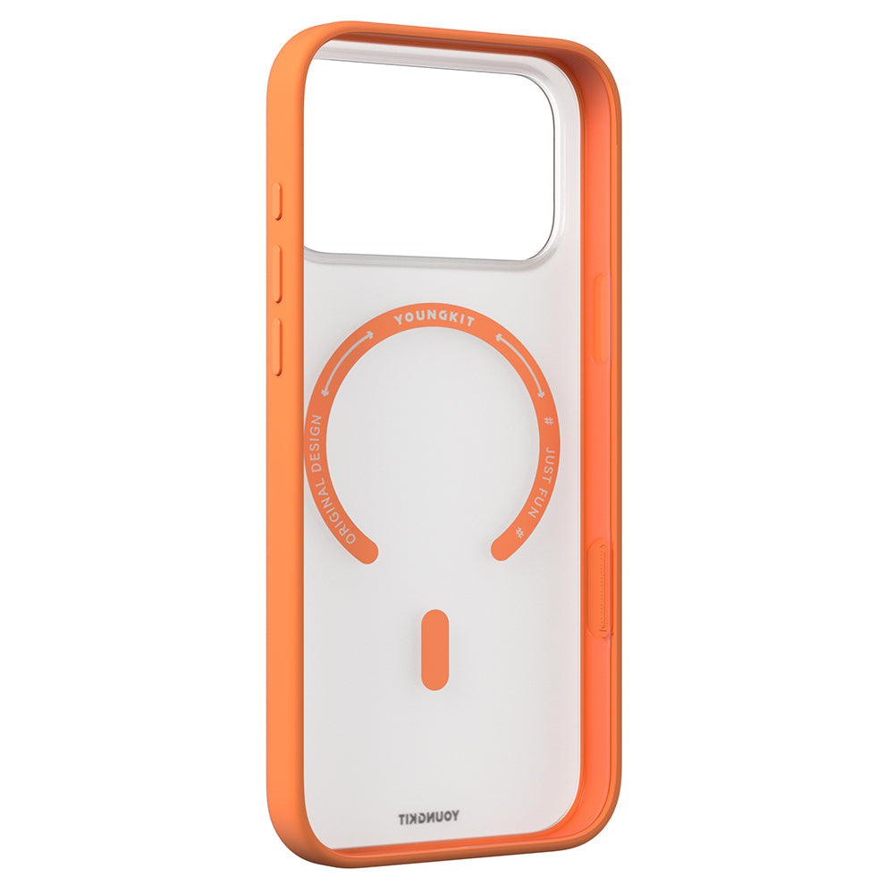 iPhone 17 Pro Max Kılıf M-safe Şarj Özellikli Youngkit Clear Serisi Kılıf