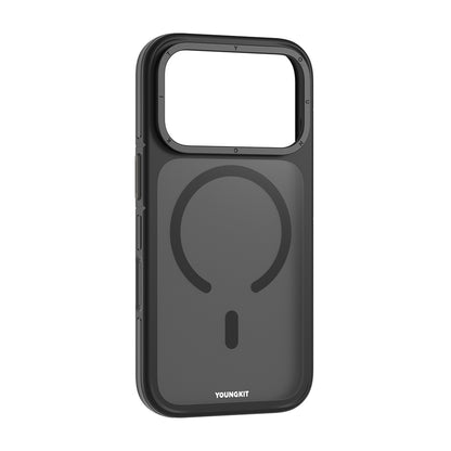 iPhone 17 Pro Max Kılıf M-safe Şarj Özellikli Youngkit Rock Sand Serisi Kılıf