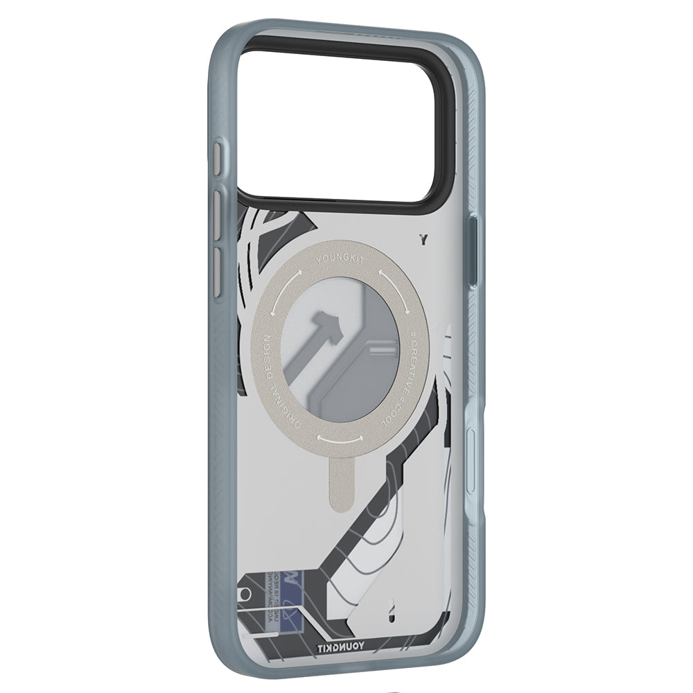 iPhone 17 Pro Max Kılıf M-safe Şarj Özellikli Youngkit Starship Serisi Kılıf