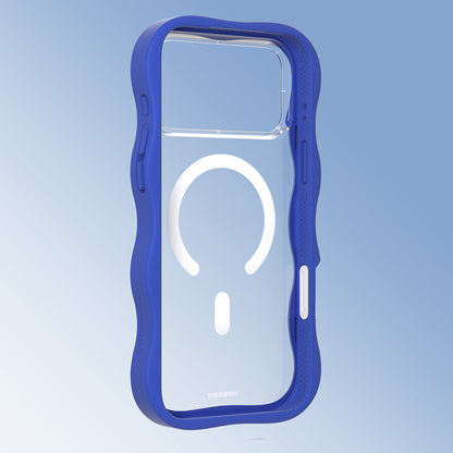 iPhone 17 Pro Max Kılıf M-safe Şarj Özellikli Youngkit Wave Clear Serisi Kılıf