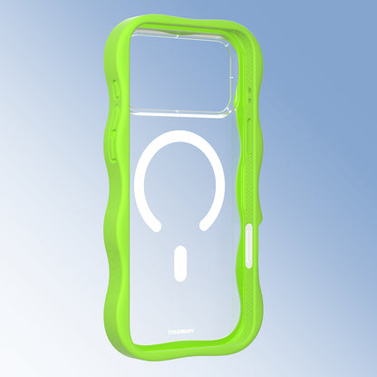 iPhone 17 Pro Max Kılıf M-safe Şarj Özellikli Youngkit Wave Clear Serisi Kılıf