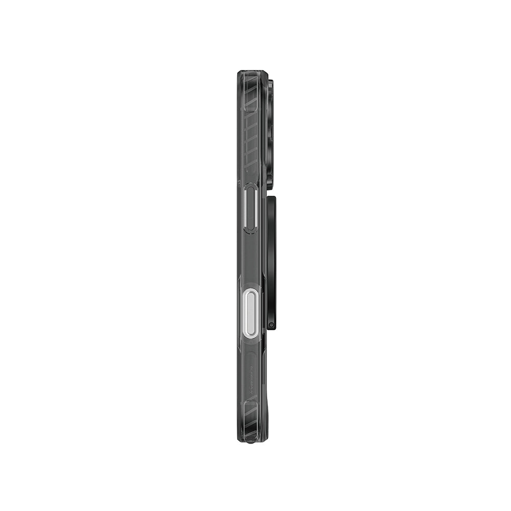 Apple iPhone 17 Pro Max Kılıf M-safe Şarj Özellikli Yüzük Standlı Amazingthing Titan Pro Serisi Kapak Turuncu