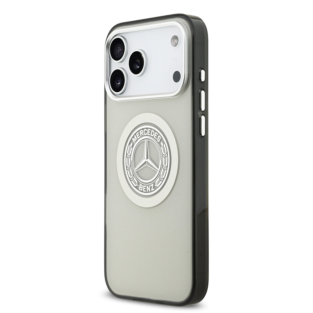 iPhone 17 Pro Max Kılıf Mercedes Benz Orjinal Lisanslı M-safe Şarj Özellikli Çift Katmanlı PC Nostaljik Yıldız Dizayn Kılıf