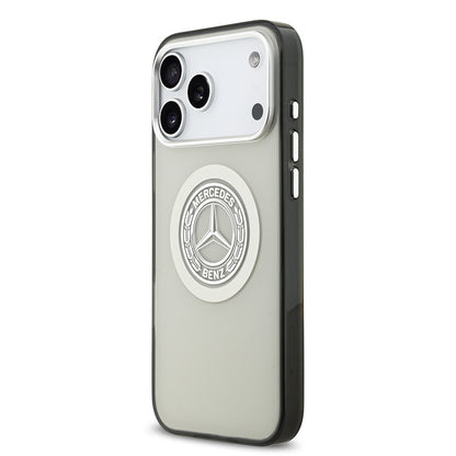 iPhone 17 Pro Max Kılıf Mercedes Benz Orjinal Lisanslı M-safe Şarj Özellikli Çift Katmanlı PC Nostaljik Yıldız Dizayn Kılıf