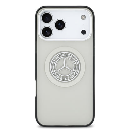 iPhone 17 Pro Max Kılıf Mercedes Benz Orjinal Lisanslı M-safe Şarj Özellikli Çift Katmanlı PC Nostaljik Yıldız Dizayn Kılıf