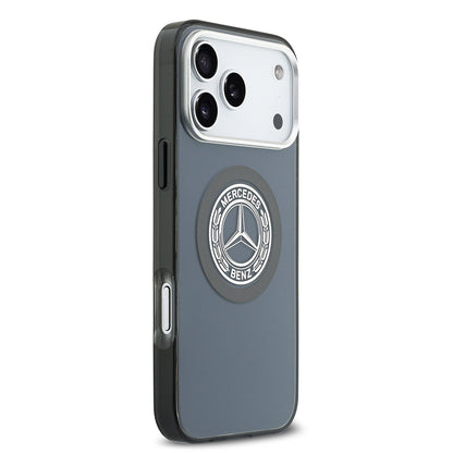 iPhone 17 Pro Max Kılıf Mercedes Benz Orjinal Lisanslı M-safe Şarj Özellikli Çift Katmanlı PC Nostaljik Yıldız Dizayn Kılıf