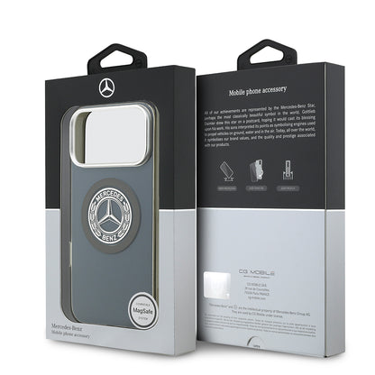 iPhone 17 Pro Max Kılıf Mercedes Benz Orjinal Lisanslı M-safe Şarj Özellikli Çift Katmanlı PC Nostaljik Yıldız Dizayn Kılıf