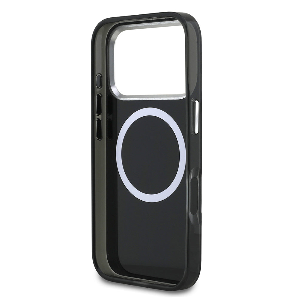 iPhone 17 Pro Max Kılıf Orjinal Lisanslı M-safe Şarj Özellikli Karl Lagerfeld IML Baskılı Monogram Dizayn Kılıf