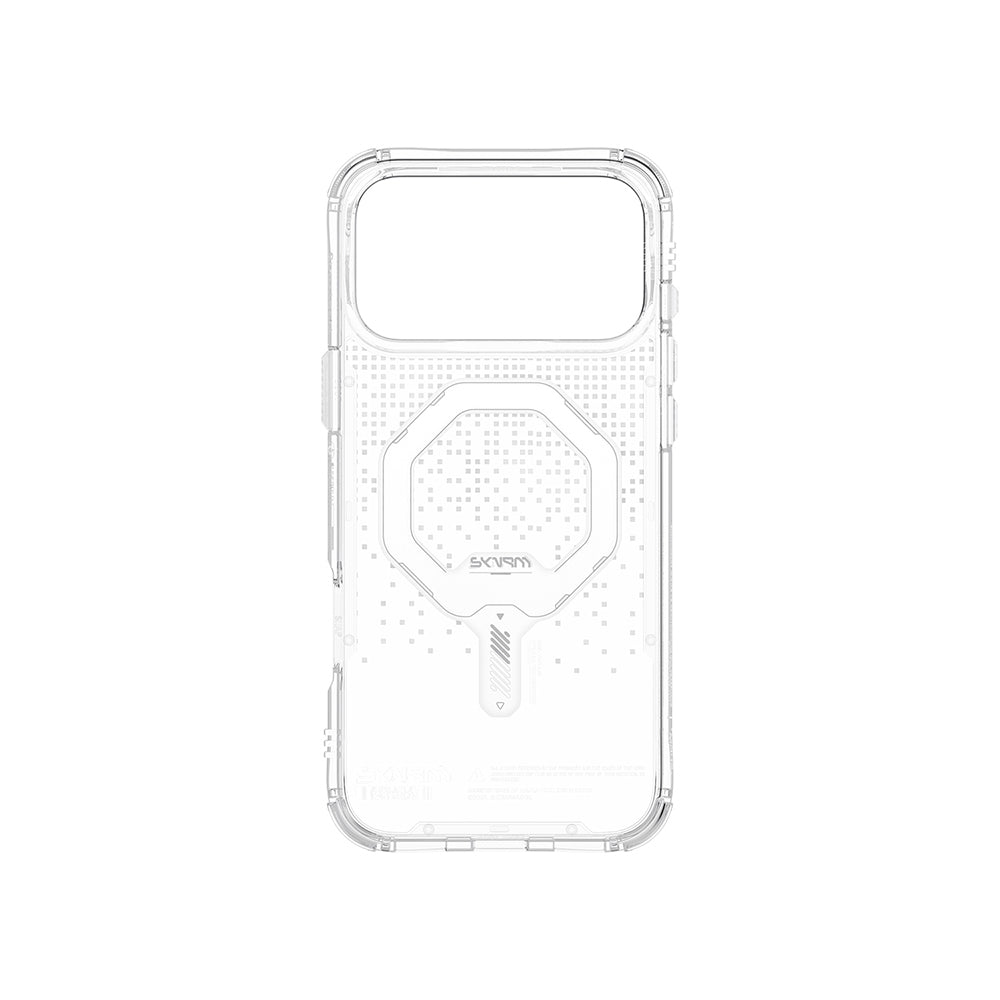 iPhone 17 Pro Max Kılıf Skinarma M-Safe Şarj Özellikli IML Baskılı Holografik MYST Kılıf