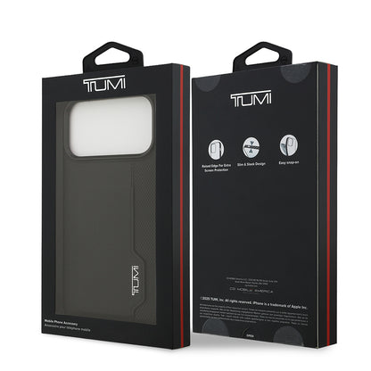 iPhone 17 Pro Max Kılıf TUMI Orjinal Lisanslı Deri Dikey Kartlıklı Kılıf