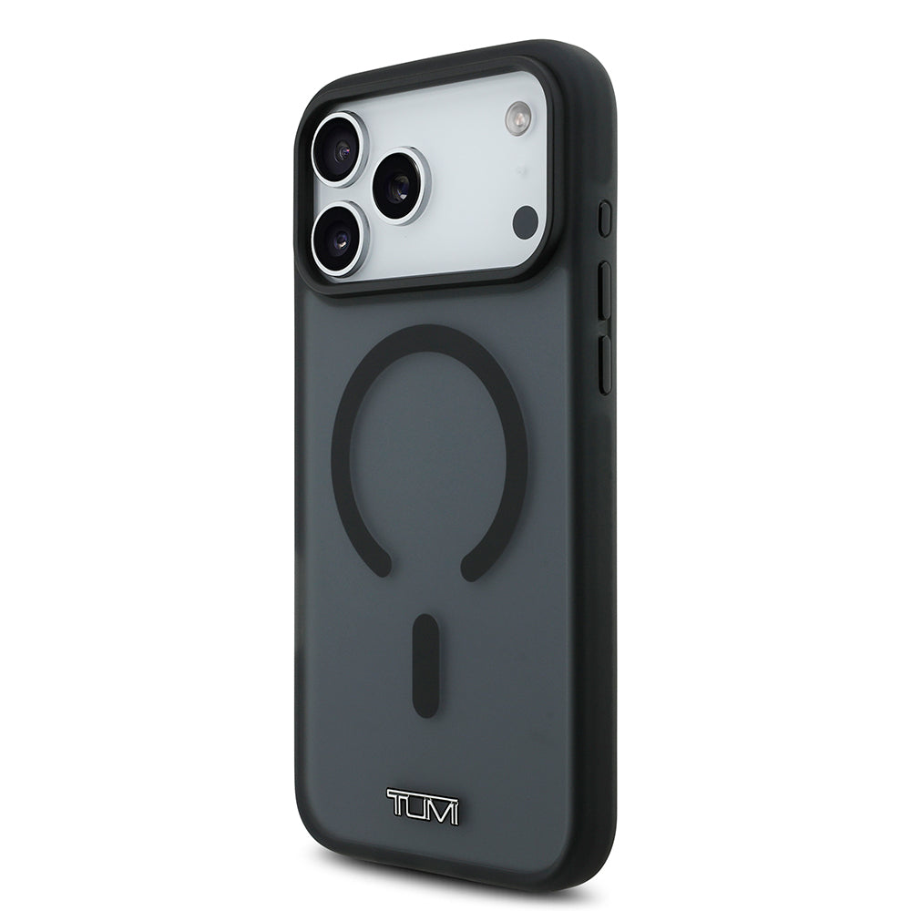 iPhone 17 Pro Max Kılıf TUMI Orjinal Lisanslı M-safe Şarj Özellikli Buzlu Transparan Kılıf