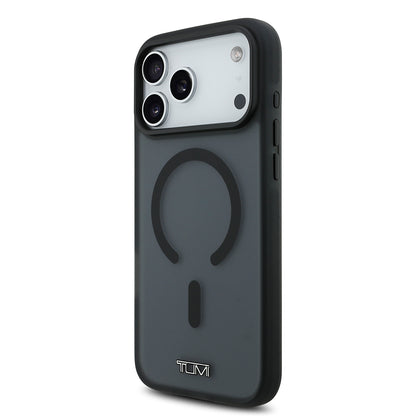 iPhone 17 Pro Max Kılıf TUMI Orjinal Lisanslı M-safe Şarj Özellikli Buzlu Transparan Kılıf