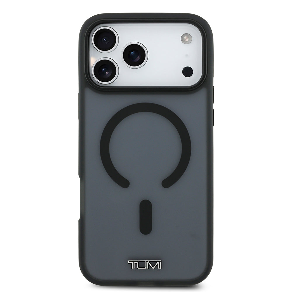 iPhone 17 Pro Max Kılıf TUMI Orjinal Lisanslı M-safe Şarj Özellikli Buzlu Transparan Kılıf