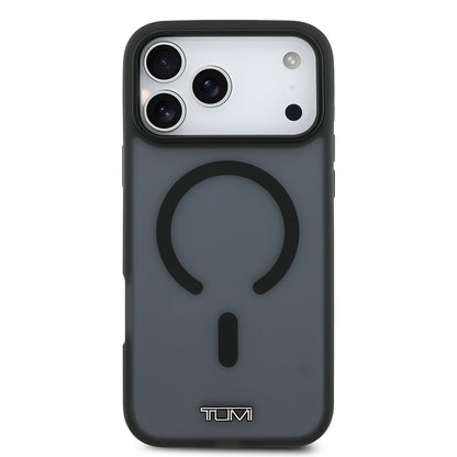 iPhone 17 Pro Max Kılıf TUMI Orjinal Lisanslı M-safe Şarj Özellikli Buzlu Transparan Kılıf