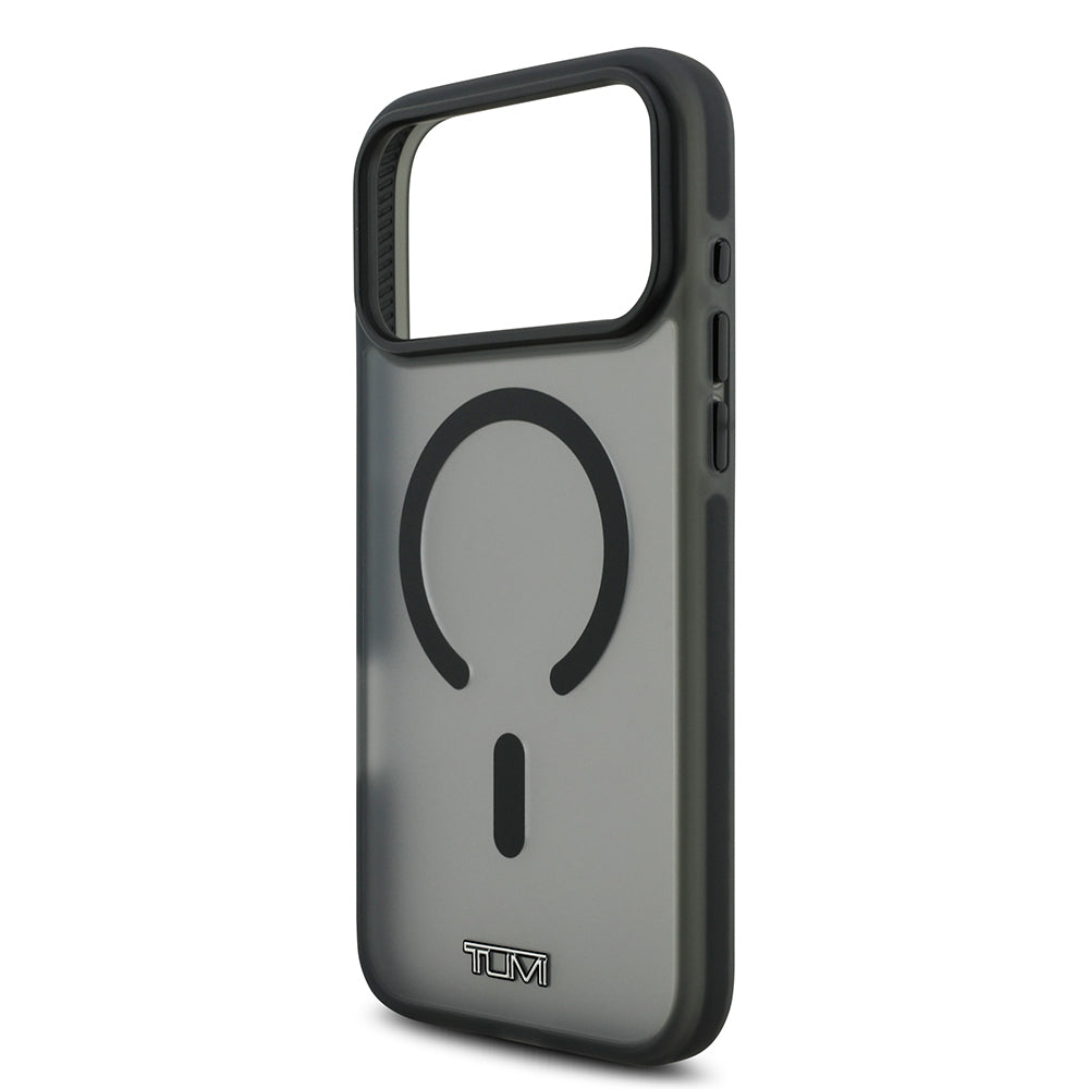 iPhone 17 Pro Max Kılıf TUMI Orjinal Lisanslı M-safe Şarj Özellikli Buzlu Transparan Kılıf