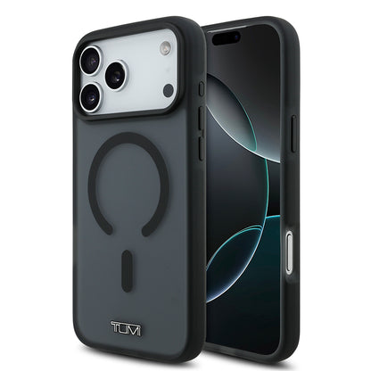 iPhone 17 Pro Max Kılıf TUMI Orjinal Lisanslı M-safe Şarj Özellikli Buzlu Transparan Kılıf